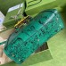 Gucci Diana Small Tote Bag in Green Python Embossed Leather
