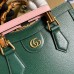 Gucci Diana Small Tote Bag in Green Calfskin