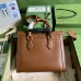 Gucci Diana Small Tote Bag in Brown Calfskin