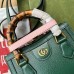 Gucci Diana Mini Tote Bag in Green Calfskin