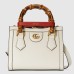 Gucci Diana Mini Tote Bag in White Calfskin
