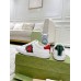 Gucci Womens Ace White Sneakers with Pineapple Embroidered