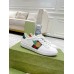 Gucci Womens Ace White Sneakers with Pineapple Embroidered