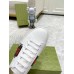 Gucci Womens Ace White Sneakers with Pineapple Embroidered