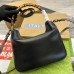 Gucci Diana Medium Shoulder Bag in Black Cuir Leather