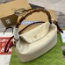 Gucci Diana Medium Shoulder Bag in White Cuir Leather