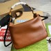 Gucci Diana Large Shoulder Bag in Brown Cuir Leather