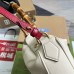 Gucci Diana Large Shoulder Bag in White Cuir Leather