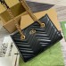 Gucci GG Marmont Small Tote in Black Chevron Calfskin