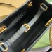 Gucci GG Marmont Small Tote in Black Chevron Calfskin