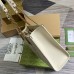 Gucci GG Marmont Medium Tote in White Chevron Calfskin