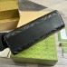 Gucci GG Marmont Medium Tote in Black Chevron Calfskin