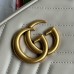 Gucci GG Marmont Small Camera Bag in Light Grey Chevron Calfskin