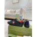 Gucci Womens Ace Sneakers in Black Leather with Bee