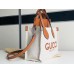 Gucci Mini Reversible Tote Bag in Canvas with Brown Gucci Print