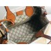 Gucci Mini Reversible Tote Bag in Canvas with Brown Gucci Print