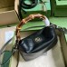 Gucci Diana Small Shoulder Bag in Black Cuir Leather