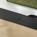 Gucci Black Grained Leather Belt 38MM with Double G Buckle