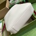 Gucci Diana Small Shoulder Bag in White Cuir Leather