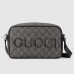 Gucci Mini messenger Bag in Grey GG Supreme Canvas