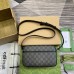 Gucci Mini messenger Bag in Grey GG Supreme Canvas