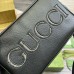Gucci Mini messenger Bag in Black Grained Leather