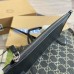 Gucci Ophidia GG Medium Tote Bag in Black GG Denim