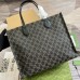 Gucci Ophidia GG Large Tote Bag in Black GG Denim