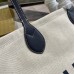 Gucci Medium Tote Bag in Canvas with Blue Gucci Print