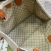 Gucci Medium Tote Bag in Canvas with Brown Gucci Print