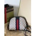 Gucci Ophidia GG Small Shoulder Bag in Blue GG Supreme Canvas