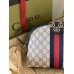 Gucci Ophidia GG Small Shoulder Bag in Blue GG Supreme Canvas