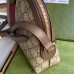 Gucci Ophidia GG Small Shoulder Bag in Canvas with Brown Leather