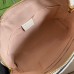 Gucci Ophidia GG Small Shoulder Bag in Canvas with White Leather
