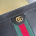Gucci Ophidia Small Chain Shoulder Bag in Black Leather