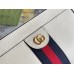 Gucci Ophidia Small Chain Shoulder Bag in White Leather