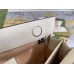 Gucci Ophidia Small Chain Shoulder Bag in White Leather