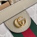 Gucci Ophidia GG Small Chain Shoulder Bag in White Supreme Canvas