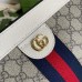 Gucci Ophidia GG Small Chain Bag in GG Canvas with White Leather