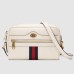 Gucci Ophidia Mini Camera Bag in White Leather
