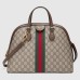 Gucci Ophidia GG Medium Top Handle Bag in Supreme Canvas