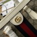 Gucci Ophidia Small Tote Bag in GG Canvas with White Leather