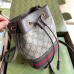 Gucci Ophidia GG Mini Bucket Bag in Beige Supreme Canvas