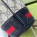 Gucci Ophidia GG Mini Bucket Bag in Blue Supreme Canvas