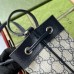 Gucci Ophidia GG Mini Bucket Bag in Blue Supreme Canvas