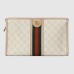 Gucci Ophidia GG Toiletry Case in White GG Supreme Canvas