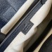 Gucci Ophidia GG Medium Tote Bag in Blue Supreme Canvas