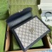 Gucci Ophidia GG Small Top Handle bag in Blue Supreme Canvas