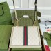 Gucci Ophidia GG Small Top Handle Bag in White Supreme Canvas
