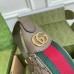 Gucci Ophidia GG Mini Hobo Bag in GG Canvas with Brown Leather